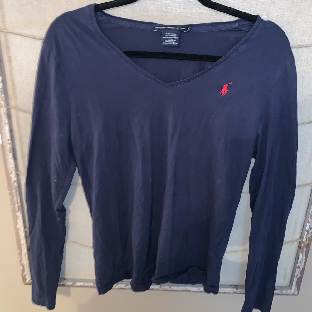 Ralph Lauren (Polo) Long Sleeve V-Neck T-shirt Lrg